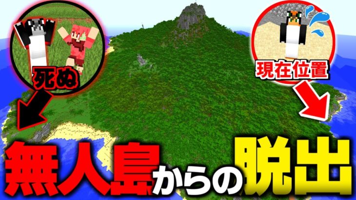 【マイクラ脱出島】巨大な島で仲間や拠点を全て失った男💀「ノイジー島」Ep4【ゆきや視点】