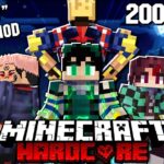I Survived 200 Days with EVERY Anime Mod in Hardcore Minecraft… Here’s What Happened!