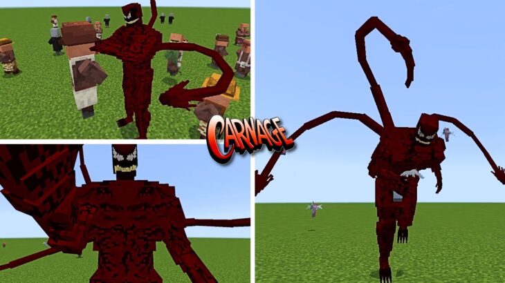 MOD CARNAGE MINECRAFT PE || CARNAGE ADDON MCPE | MOD VENOM 2