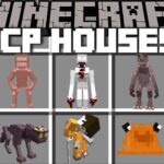 Minecraft BRAND NEW SCP STRUCTURES MOBS MOD / DANGEROUS SCP MOBS !! Minecraft Mods