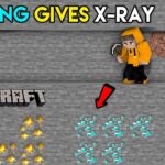 Minecraft, But Walking Gives X-Ray | Minecraft Mods | THE COSMIC BOY