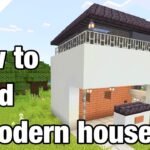 【マインクラフト】現代風な家の作り方【Minecraft】How to build a modern house【マイクラ建築解説】