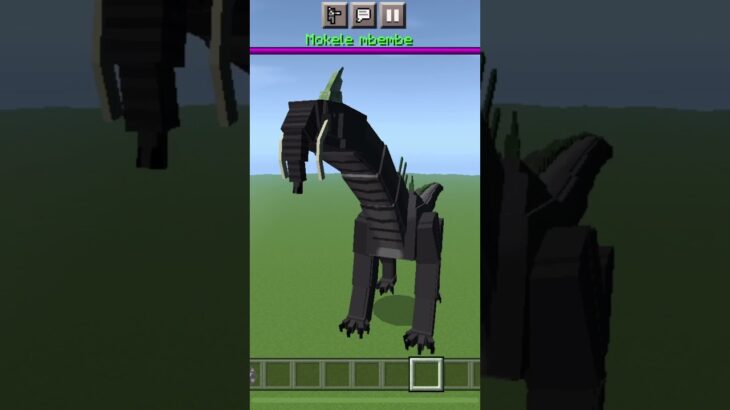 Mokele mbembe mod addon in minecraft. #minecraft #minecraftshorts