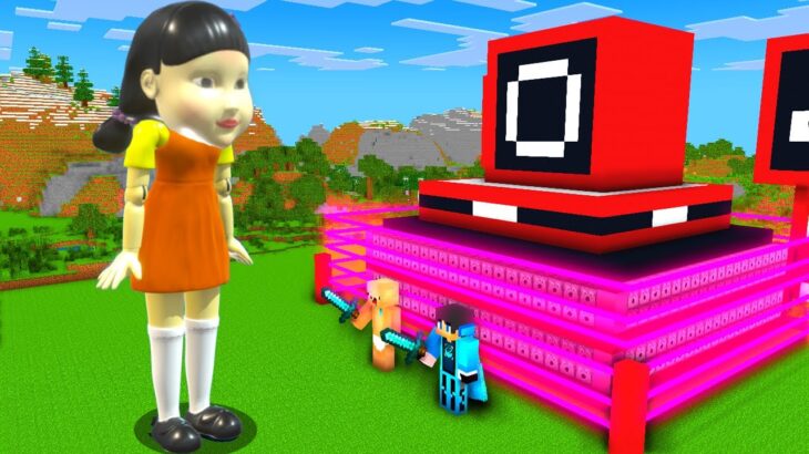 【マイクラ】イカゲームの化け物VSイカゲームセキュリティハウス【マインクラフト】【まいくら】
