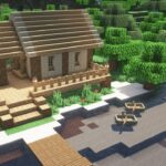 【マイクラ】サバイバル拠点の作り方！小さなコテージ風の家を建築！
