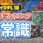 【マイクラ1.18】効率的なブランチマイニングの新常識‼ダイヤモンド鉱石がとれる高さなど鉱石分布について詳しく解説‼【マインクラフト】