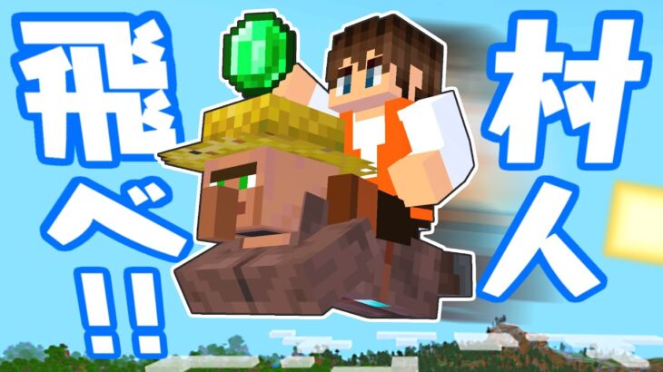 新たな実績のために村人を空へ!!1.18アプデ追加のスタートレーダー達成!!マイクラ実況Part431【マインクラフト】