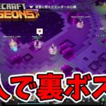 【マイクラダンジョンズ】4人マルチで最強ボスに突撃～！バリアがあると楽～。【naotin】