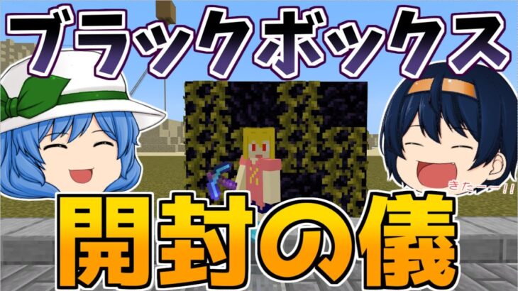 【マイクラ】約束の時は来た…ブラックボックス開封の儀！！！！　パート601【ゆっくり実況】