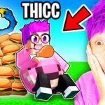 MINECRAFT, But You Can EAT EVERYTHING! (HILARIOUS THICC MOD!)