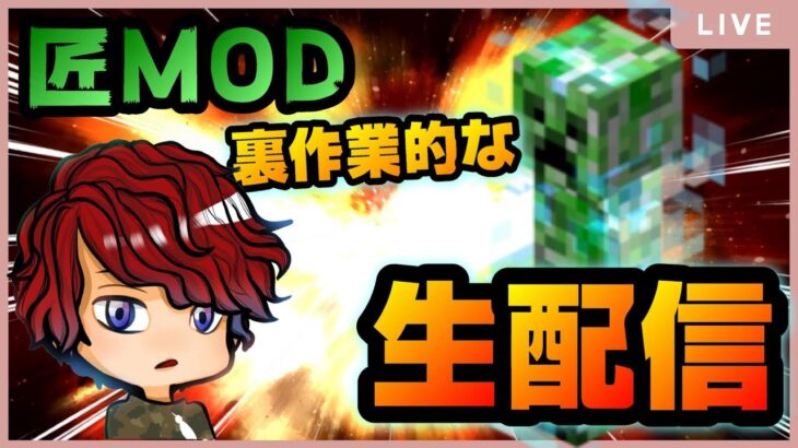 [生配信]今日は戦いません[マインクラフト][匠MOD]