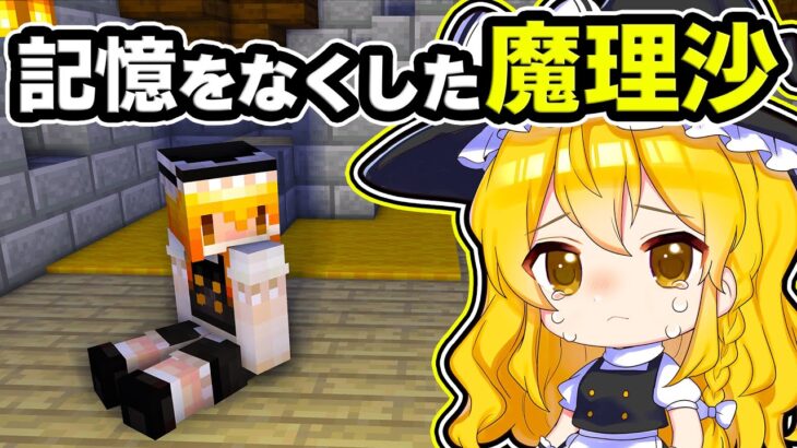 🍁【マイクラ】記憶喪失になった魔理沙の記憶を取り戻せ！【ゆっくり実況/マインクラフト/Minecraft/まいくら】