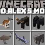 Minecraft BETTER ZOO ANIMALS MOD / DANGEROUS ANIMAL ALEX’s MOBS !! Minecraft Mods