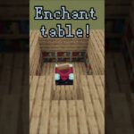 【Minecraft】隠しエンチャントテーブル作ったら魔法使いっぽくなった!? Hidden Enchanting Table #マインクラフト #マイクラ #Minecraft #ハリーポッター
