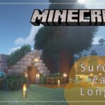 Minecraft Longplay(survival easy) No Commentary #25 エンチャントテーブルの小屋作り