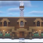 【マインクラフト】ログハウスの作り方【Minecraft】How to Build a Log House【マイクラ建築】