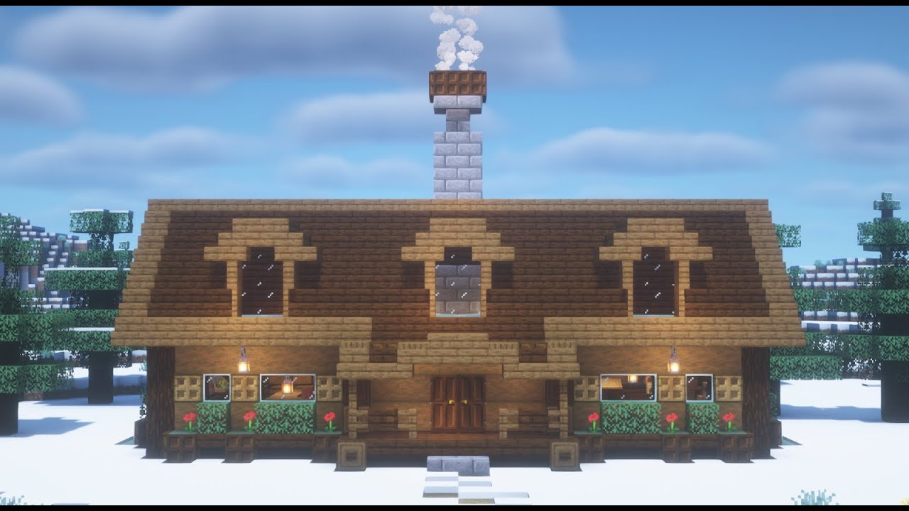 マインクラフト ログハウスの作り方 Minecraft How To Build A Log House マイクラ建築 Minecraft Summary マイクラ動画