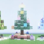 【マインクラフト】簡単に作れる３種のツリーの作り方【Minecraft】How to Build a Tree【マイクラ建築】