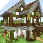 【マインクラフト】森の中のおしゃれな拠点の作り方【Minecraft】How to build a house in the forest/starter house【マイクラ建築解説】