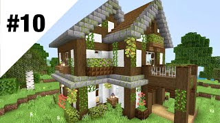 【マインクラフト】森の中のおしゃれな拠点の作り方【Minecraft】How to build a house in the forest/starter house【マイクラ建築解説】