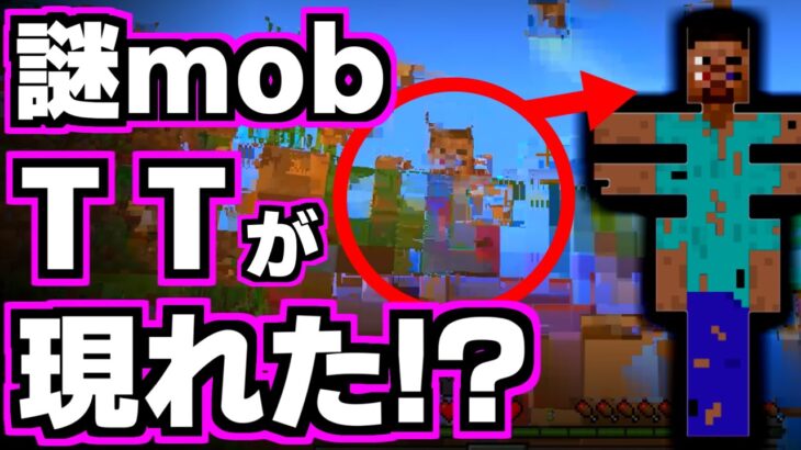 視聴注意 このseedで本当に現れた 謎mob That Thing 統合版 Minecraft Minecraft Summary マイクラ動画