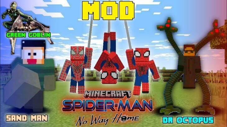 Spider-Man No Way Home Mod For Minecraft Pe || Hindi || Saifminati Gaming