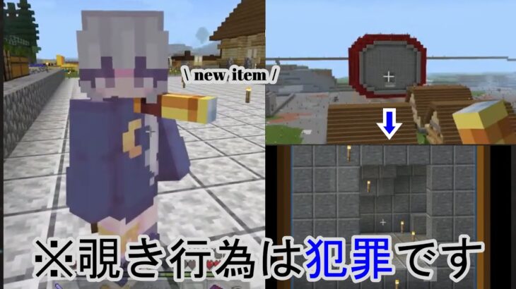 【マイクラ】他人の家が覗き放題…!? ゆあくんの家訪問　【ave gameのマインクラフト10日目】