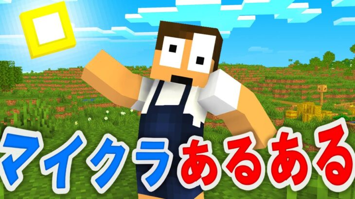 絶対に体験した事があるマイクラあるある『茶番』【まいくら・マインクラフト】