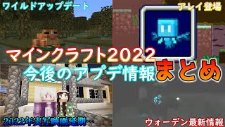 【マイクラ情報】謹賀新年！マインクラフト2022 今後のアップデート情報のまとめ！