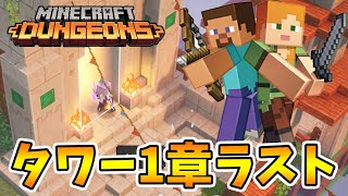 【マイクラダンジョンズ】タワー更新前にラスト3周やります！最後の報酬は！？【naotin】