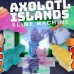 【統合版マイクラ】無料！ウーパールーパーの島・スライムマシーン ～Axolotl islands slime machine～新年のお祝い・15日目【Switch/Win10/PE/PS4/Xbox】