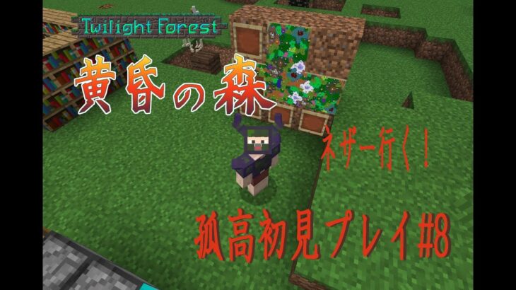 【マイクラMOD】対ヒドラのためにネザー要塞さがす！初見孤高プレイ！！Part8