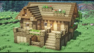 【マインクラフト】サバイバル拠点の作り方【Minecraft】How to Build a Survival Base【マイクラ建築】
