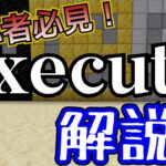 【Minecraft】コマンド初心者がつまづきやすい”execute”コマンドについて解説！【コマンド解説】 MCS:execute 1