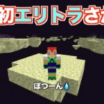 【マイクラjava版】エリトラさがし、ワープした場所がいろいろ奇跡w＃２３「じゃじゃクラ」