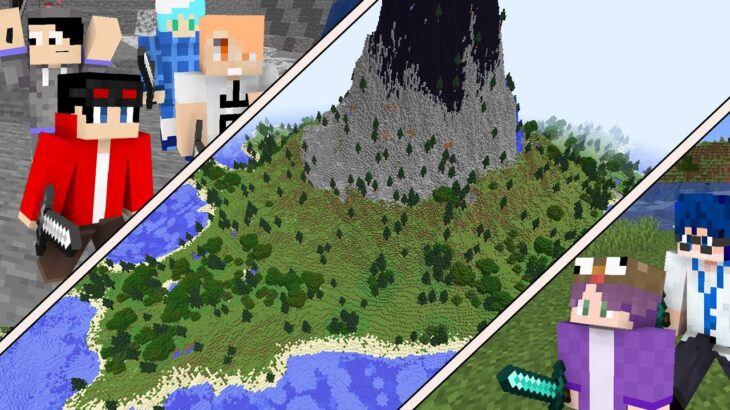 【マインクラフト😜】同盟結成！？なんでもアリの無人島で最後まで生き残れ！後編【マイクラ実況】