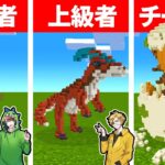 マインクラフトで最強の恐竜を作れるのは誰だ！？