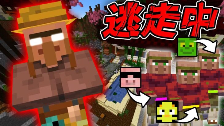 全員が村人に なりすました狂人から逃げろ マイクラ逃走中で大発狂ww 帰宅部 マインクラフト Minecraft Summary マイクラ動画