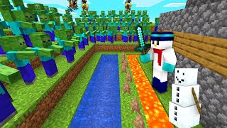 【マイクラ】1週間MOBが襲ってくる世界でセキュリティハウス生活してみた結果！？