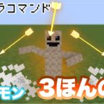 【マイクラコマンド】 ポケモンのわざ作ってみた 3ぼんのや編 【マインクラフト　コマンド　統合版】