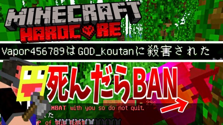 【マイクラ】死んだらBANされるサーバーで人を倒してしまった…-Horizon Anarchy【マインクラフト】【Minecraft 】