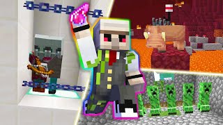 敵MOBだらけのダンジョンでマイクラパルクール！ #マイクラ #おんりー #マイクラパルクール #Shorts