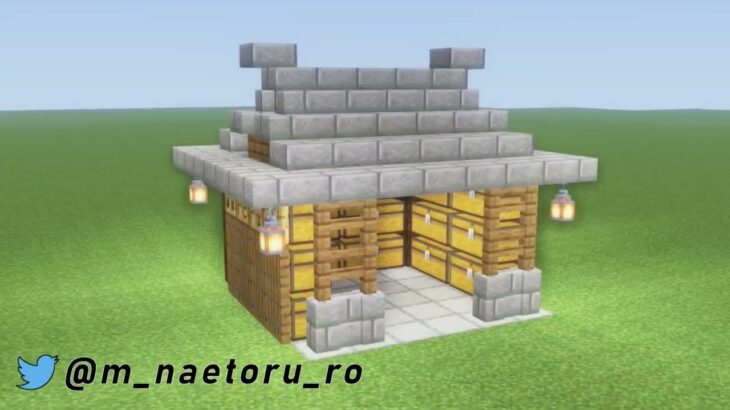 Minecraft サバイバル序盤で作れる 小さな和風倉庫 マイクラ建築 Minecraft Summary マイクラ動画