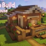 【Minecraft】サバイバルでも簡単な家の作り方/ How to build simple house 【マイクラ】