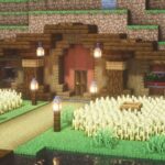 【マインクラフト】ホビットハウスの作り方【Minecraft】How to Build a Hobbit house【マイクラ建築】