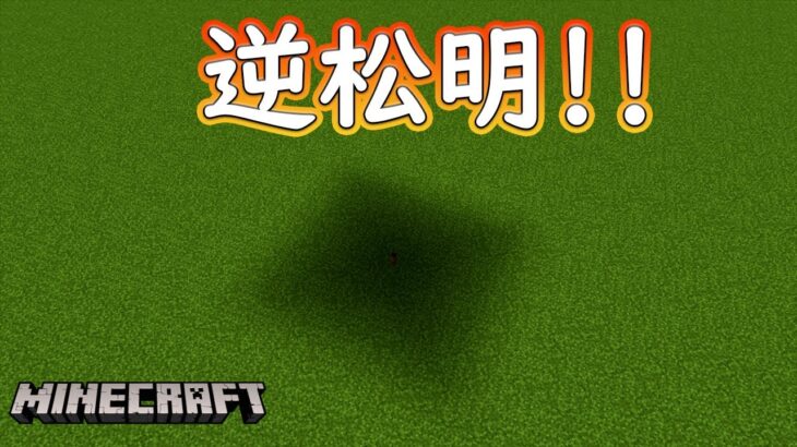 【マイクラ 小技】逆松明！？の作り方！！ 建築 マインクラフト統合版 (PC/PS5/PS4/Switch)  java ゲーム実況 #Shorts