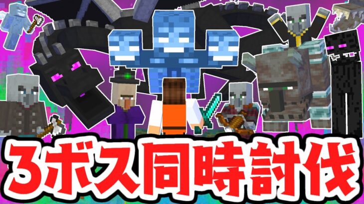 エンドラ&ウィザー&襲撃イベントを同時討伐します!!最後の大勝負!!マイクラ実況Part499【マインクラフト】