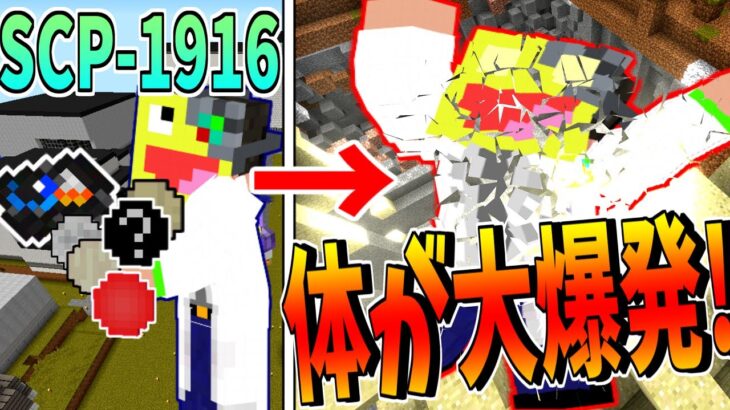 【マイクラ】食べたら体が大爆発!?『SCP-1916』がヤバすぎた!!!-SCPサバイバル #73【Minecraft】【マインクラフト】