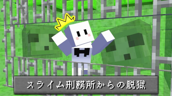 【マインクラフト】スライムだらけの刑務所がヤバすぎる！？『スライム刑務所からの脱獄』【マイクラ】