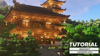 【マインクラフト】簡単！山門の作り方(和風建築)